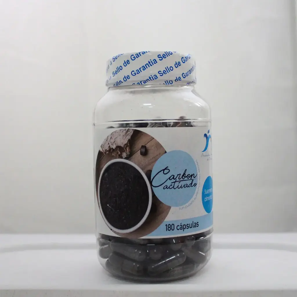 Carbon activado 180 capsulas