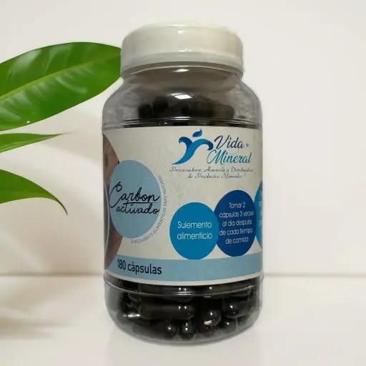 [Car4879] Carbon activado 180 capsulas