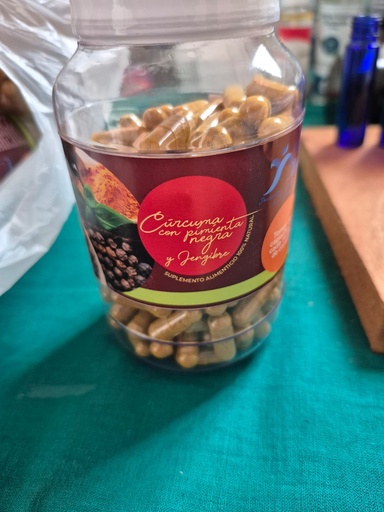 Cúrcuma con pimienta negra 180 cápsulas 